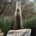 Stone sculpture installation (sculptures by Suzanne Biaggi)